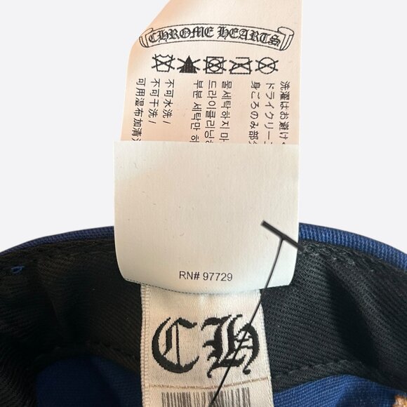 Chrome Hearts Blue & Orange CH Logo Hat - Picture 8 of 8
